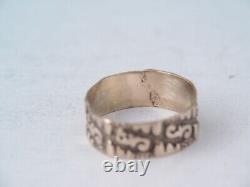 ANTIQUE VICTORIAN 10K ROSE GOLD BABY/ CHILDS WIDE BAND RING sz 1 1/4