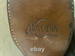 Aladdin Vintage Children's Victorian Button Up Blk Leather Boots Size 9