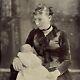 Antique Tintype Photograph Post Mortem Baby & Beautiful Young Somber Mother