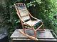 Antique Victorian Child's Wood Bentwood Faux Bamboo Painted Rocking Chair