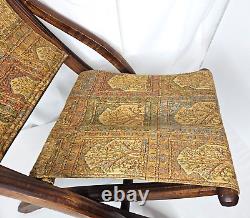 Antique Victorian Eastlake Era Child Folding Tapestry ChairAesthetic CoreRead