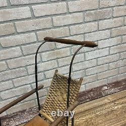 Antique Victorian Small Child's Buggy Carriage Stroller Toy