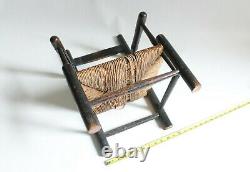 Antique child's chair antique folk victorian chair caning primitive furniture