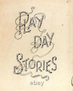 C1890s Playday Stories McLoughlin Bros Antique Victorian Children's Story Book