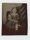 CIRCA 1860's-1870's TINTYPE GIRL WITH BEAUTIFUL PAPER MACHE HEAD DOLL