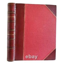 Child Life Poetry, Ed. John Greenleaf Whittier Antique 1871 Victorian Leather