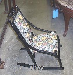 Child's Victorian Maple Rocker / Rocking Chair (R55)