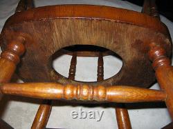 Country Primitive Baby Child Wood Potty Chair Country Victorian Art Plant Stand