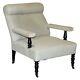 For Restoration Reupholstery Antique Victorian 1870 Library Reading Armchair