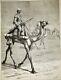 GODEFROY DURAND 1832-1920 Antique Original SIGNED Victorian ENGRAVING Camel Corp