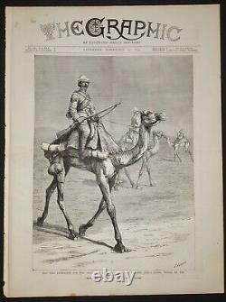 GODEFROY DURAND 1832-1920 Antique Original SIGNED Victorian ENGRAVING Camel Corp