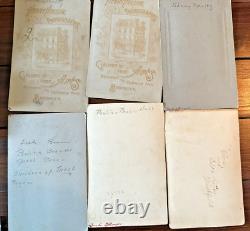 Lot of Cabinet Photos ID'd New York Wisconsin People Braun Schultz Hass Sutton