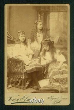 S10, 025-01, 1890s, Cabinet Card, English Royalty Maria, Victoria and Alexandra