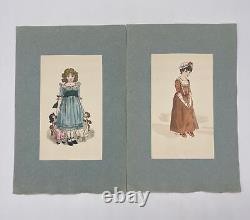 Set Of 14 Victorian Girls Prints From FAR Gallery 1946 Antique