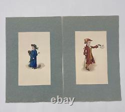 Set Of 14 Victorian Girls Prints From FAR Gallery 1946 Antique