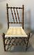 Unusual Antique Victorian Aesthetic Country Folk Art Childs or Doll Chair