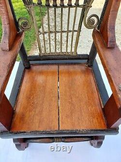 VICTORIAN CHILD'S CHAIR, late 19th century