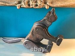 Very rare antique Victorian hand carved articulated model/child's doll, Wolf