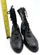 Victorian Edwardian Leather Boots Child Size Lace Up Goodyear Stitched Full Vamp